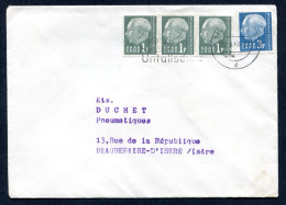 RC 26744 ALLEMAGNE SARRE 1958 LETTRE POUR LA FRANCE - Lettres & Documents