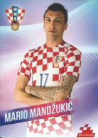 Trading Cards KK000453 - Football Soccer Hrvatska Croatia 10.5cm X 13cm: MARIO MANDZUKIC - Trading Cards