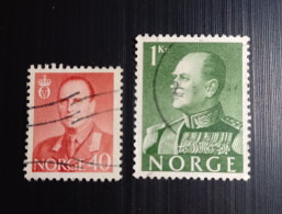 Norvège 1958 -1959 King Olav V   Modèle: Johs. Haukland - Gebraucht