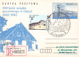 POLAND - REGISTERED POSTCARD 1982 GDYNIA /760 - Briefe U. Dokumente