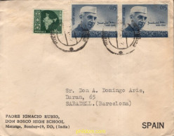 720677 MNH INDIA 1957 CIRCULADA - Unused Stamps