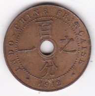 Indochine Française. 1 Cent 1912 A. En Bronze, SUPERBE , Lec# 73 - Französisch-Indochina