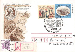 POLAND - REGISTERED POSTCARD 1993 NIEMCY - POLSKA / 764 - Enteros Postales