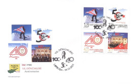 2023 - Türkish Cyprus - 100.Year Anniver. Of Turkey And 40.Year Anniver.Cyprus - FDC - FDC
