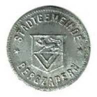 ALLEMAGNE / NOTGELD / STADTGEMEINDE BERGZABERN / 10 PFENNIG / 1917 / ZINC / 22.3 Mm  / 2.50 G - Monedas/ De Necesidad