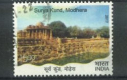 INDIA  - 2017,  SURYA KUND MODHERA STAMP, USED. - Usati