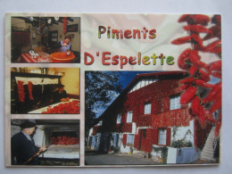 PIMENTS D ESPELETTE   MULTIVUES - Espelette