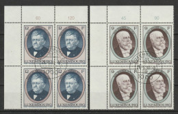 Luxemburg Y/T 1195 / 1196 (0) In Blok Van 4. - Used Stamps