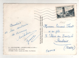 Timbre , Stamp Yvert N° 145 Sur Cp , Carte , Postcard Du 26/12/57 - Cartas & Documentos