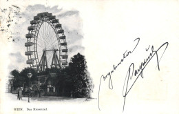 VIENNA, ARCHITECTURE, GIANT WHEEL, CARRIAGE, AUSTRIA, POSTCARD - Prater