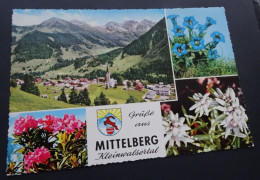 Grüsse Aus Mittelnerg, Kleinwalsertal - Bodan-Ansichtskartenverlag H. Bockelmann, Langenargen - Krüger - # 1145/23 - Saluti Da.../ Gruss Aus...