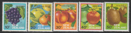 NOUVELLE ZELANDE - N°854/8 ** (1983) Fruits - Neufs