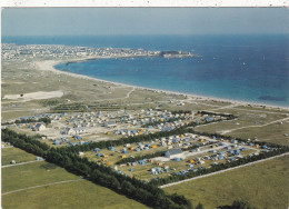 29. GUILVINEC . CPSM. VUE AERIENNE..LE GRAND CAMPING DE LA PLAGE. ROUTE COTIERE DE PENMARC'H A GUILVINEC . - Guilvinec