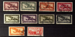 Indochine - (1933-38) - Avion En Vol - Obliteres - Airmail