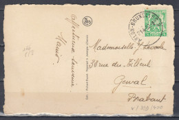 Postkaart Van Arlon-Bruxelles 2 Naar Genval - Bahnpoststempel