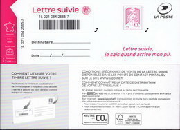 FRANCE - LA LETTRE SUIVIE (LS 4) 2ème Tirage De 2016. Sans Logo €uro Et Fond Du Timbre En Pointillés. - Neufs