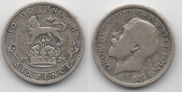 +  GRANDE BRETAGNE   + 6 PENCE 1925 + - H. 6 Pence