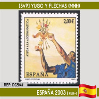 D0204# España 2003. [SVP] Yugo Y Flechas (MNH) - Other & Unclassified