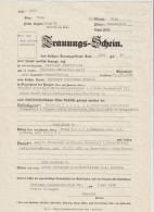 1 Alter Trauungsschein -2.5.1938 - Birth & Baptism