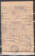 Aftekening Is Vereist Voor Aangetekende Expressezendingen Met Telegraafstempel St Vith Met Stempel Brussel-Bruxelles J22 - Storia Postale