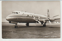 Vintage Rppc KLM K.L.M Royal Dutch Airlines Vickers Viscount @ Schiphol Airport - 1919-1938: Entre Guerres