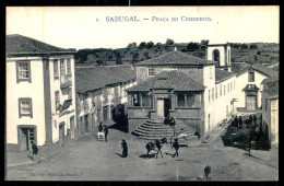 SABUGAL - Praça Do Commercio ( Ed.  De Motta & Irmão - Phototypie Marcovici Nº 1 ) Carte Postale - Guarda