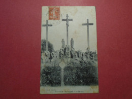 CPA  NOTRE DAME D'ARLIQUET  LE CALVAIRE   VOYAGEE 1918 TIMBRE - Aixe Sur Vienne