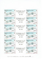 80ème Anniversaire De La 1er Liaison Aérienne Postale Nancy Lunéville 1912 1992 - Aviazione