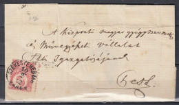 Brief Van Szekesfehervar Varos - Lettres & Documents