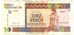 Caribbean 10 Pesos Convertibles 1994 VF - Cuba