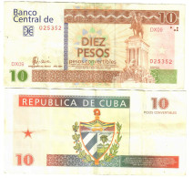 Caribbean 10 Pesos Convertibles 2004 F/VF - Kuba