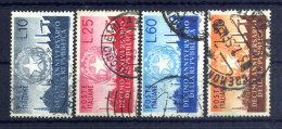 1956 Repubblica Italia SERIE COMPLETA USATA Decimo Anniversario - 1946-60: Used