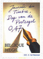 86987 MNH BELGICA 2002 DIA DEL SELLO - Autres & Non Classés