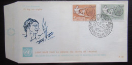 FDC 1231/32 'Mensenrechten' - 1961-1970