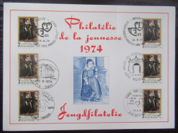 1724 'Jeugdfilatelie' Met Alle Eerstedagafstempelingen - Commemorative Documents