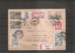 Tchécoslovaquie ( Lettre Recommandée De 1960 De Krnov 1 Vers L'Allemagne à Voir) - Briefe U. Dokumente