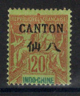 Canton - YV 23 N* MH , Cote 30 Euros - Neufs