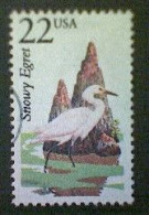 United States, Scott #2321, Used(o), 1987, Snowy Egret, 22¢, Multicolored - Used Stamps