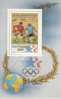 1983 Libya Los Angeles Olympics Football Souvenir Sheet MNH - Libia