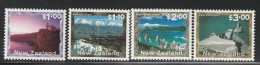 NOUVELLE ZELANDE - N°1749/52 ** (2000) Série Courante : Paysages - Unused Stamps