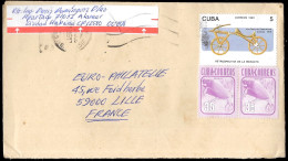 Lettre CUBA Vers France - Storia Postale