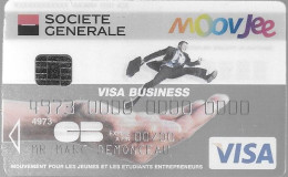 -CARTE-CB-SOCIETE GENERALE-FACTICE De Catalogue De CB-MOOVEJEE/TBE - Tarjeta Bancaria Desechable