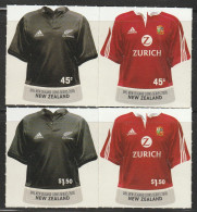 NOUVELLE ZELANDE - N°2159/62 ** (2005) Maillots De Rugby - Neufs