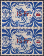 New Caledonia 1945 Sc 273 Calédonie 256 Pair MNH** - Unused Stamps