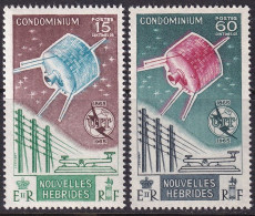 New Hebrides French 1965 Sc 124-5 Yt 211-2 Set MNH** - Nuovi