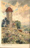 41585101 Horb Schuettelturm Kuenstlerkarte Horb - Horb