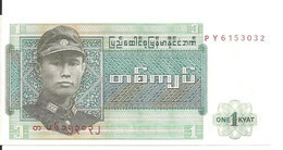 MYANMAR 1 KYAT 1972 UNC P 56 - Myanmar