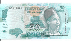 MALAWI 50 KWACHA 2016 UNC P 64 C - Malawi