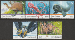 NOUVELLE ZELANDE - N°2477/81 ** (2009) Faune Géante - Unused Stamps