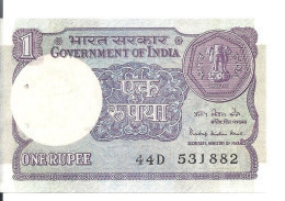 INDE 1 RUPEE 1984 AUNC ( Trou D'agraphe) P 78A A - Inde